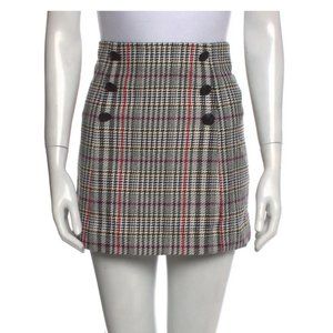 Veronica Beard Plaid Mini Skirt sz S